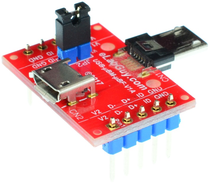micro USB Type B Male to micro USB Type B Female adapter